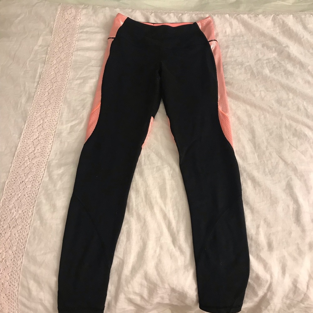 VS Sport black and metallic workout leggings